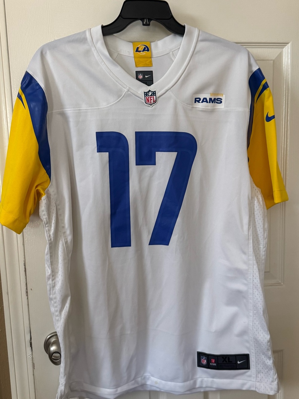 NFL Rams Nacua 17 White Nike Football Jersey Size XL